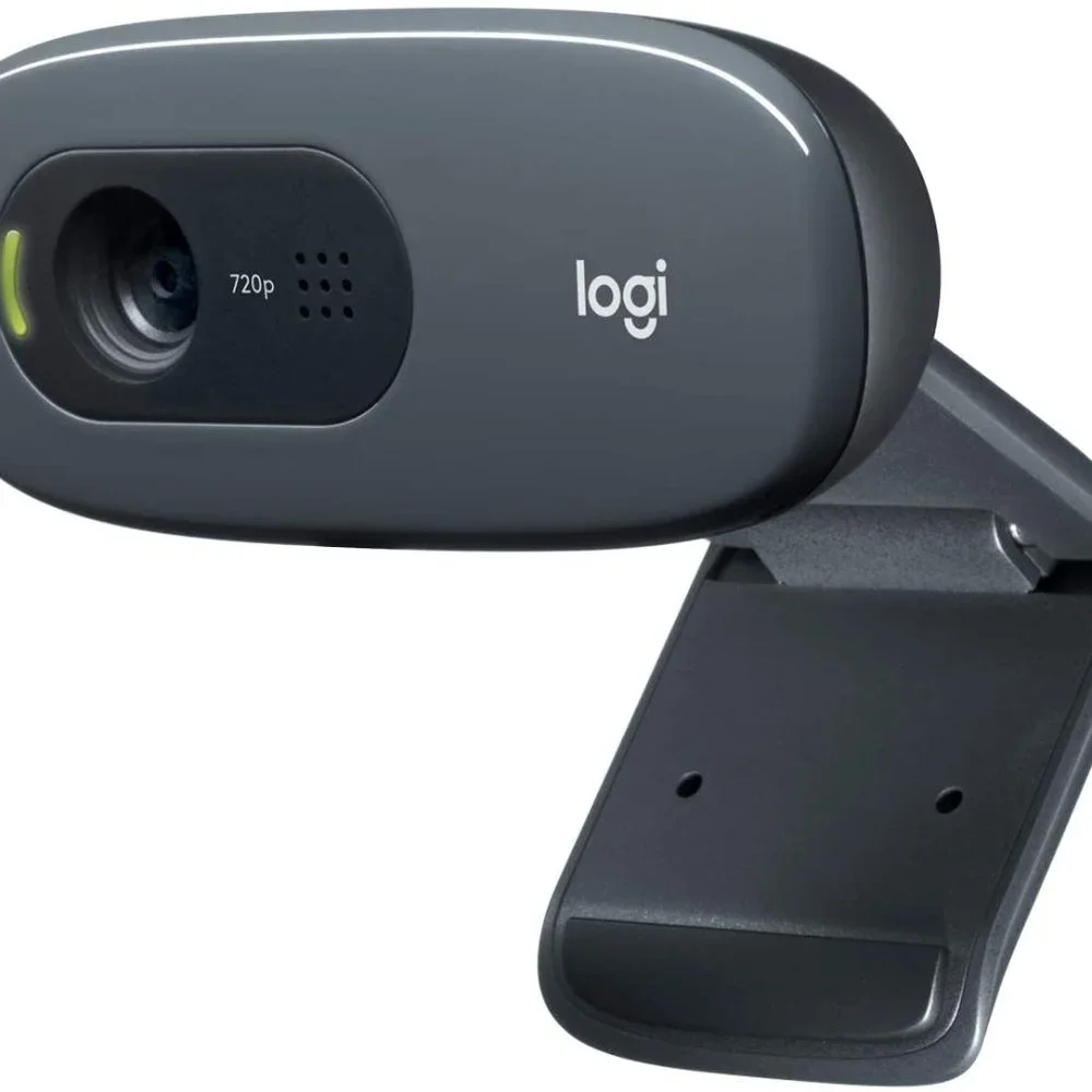 Logitech C270 HD Webcam HD 720p Widescreen HD Video Calling Noise-Reducing Mic -